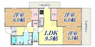 ガーネット森北町の物件間取画像